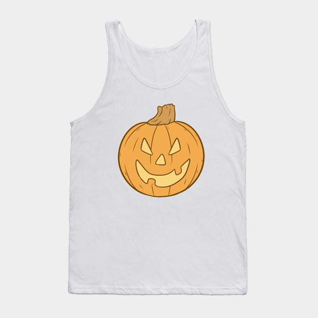 Pumpkin Tank Top by BirdPresident